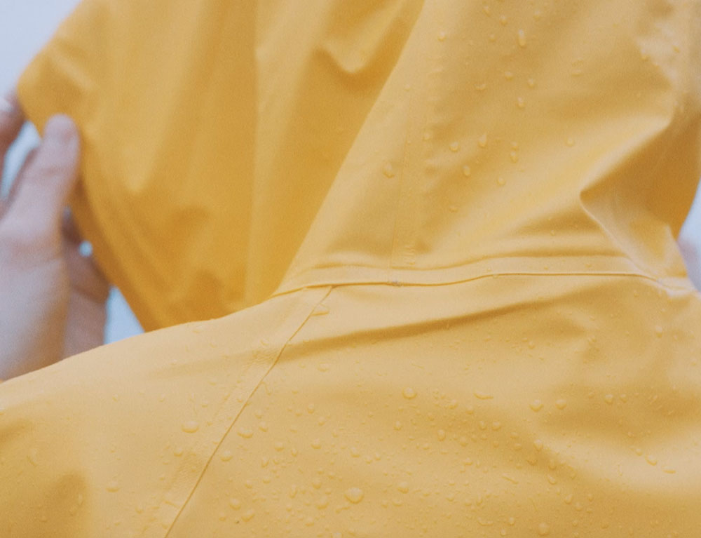 Didriksons yellow rainjacket